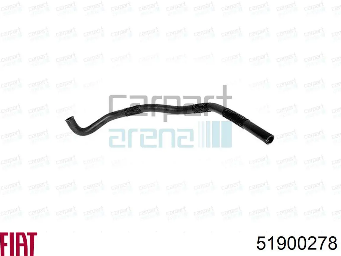 51900278 Fiat/Alfa/Lancia Шланг/патрубок радіатора охолодження, нижній