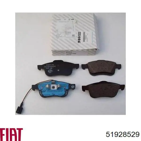 Передні тормозні колодки 51928529 Fiat/Alfa/Lancia