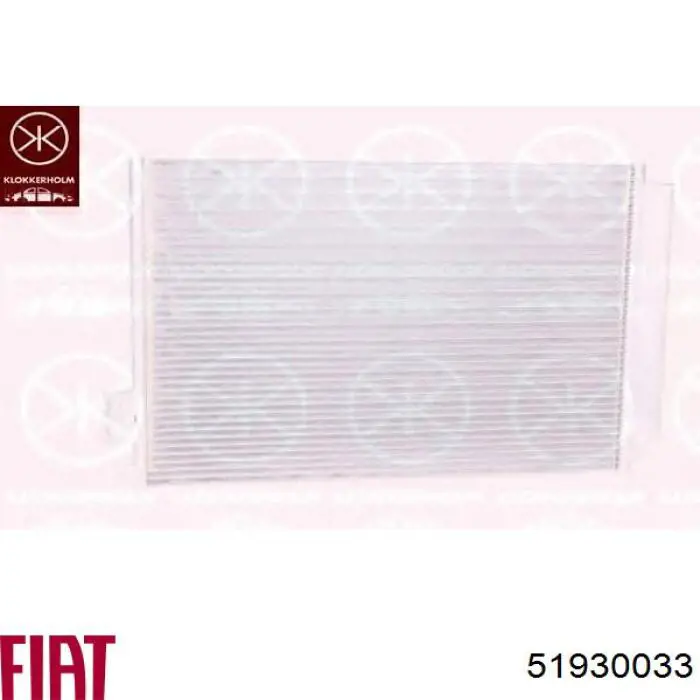 Радіатор кондиціонера 51930033 Fiat/Alfa/Lancia
