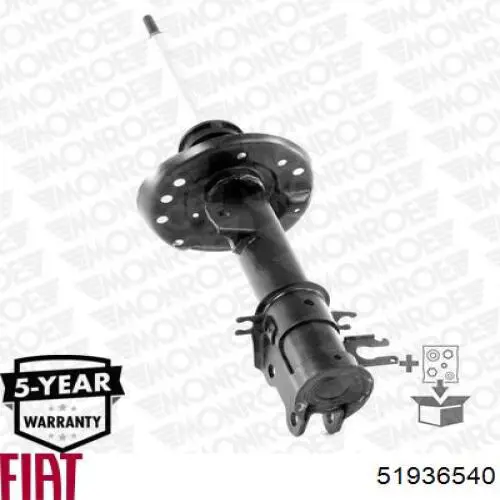 Амортизатор передньої підвіски, лівий Fiat/Alfa/Lancia 51936540 ціна, від 73.17 USD
