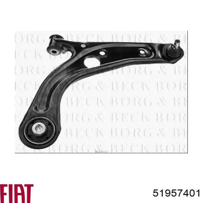 Важіль передній лівий Fiat/Alfa/Lancia 51957401 ціна, від 45.90 USD