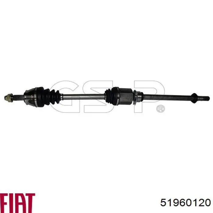 51960120 Fiat/Alfa/Lancia Привід передній правий