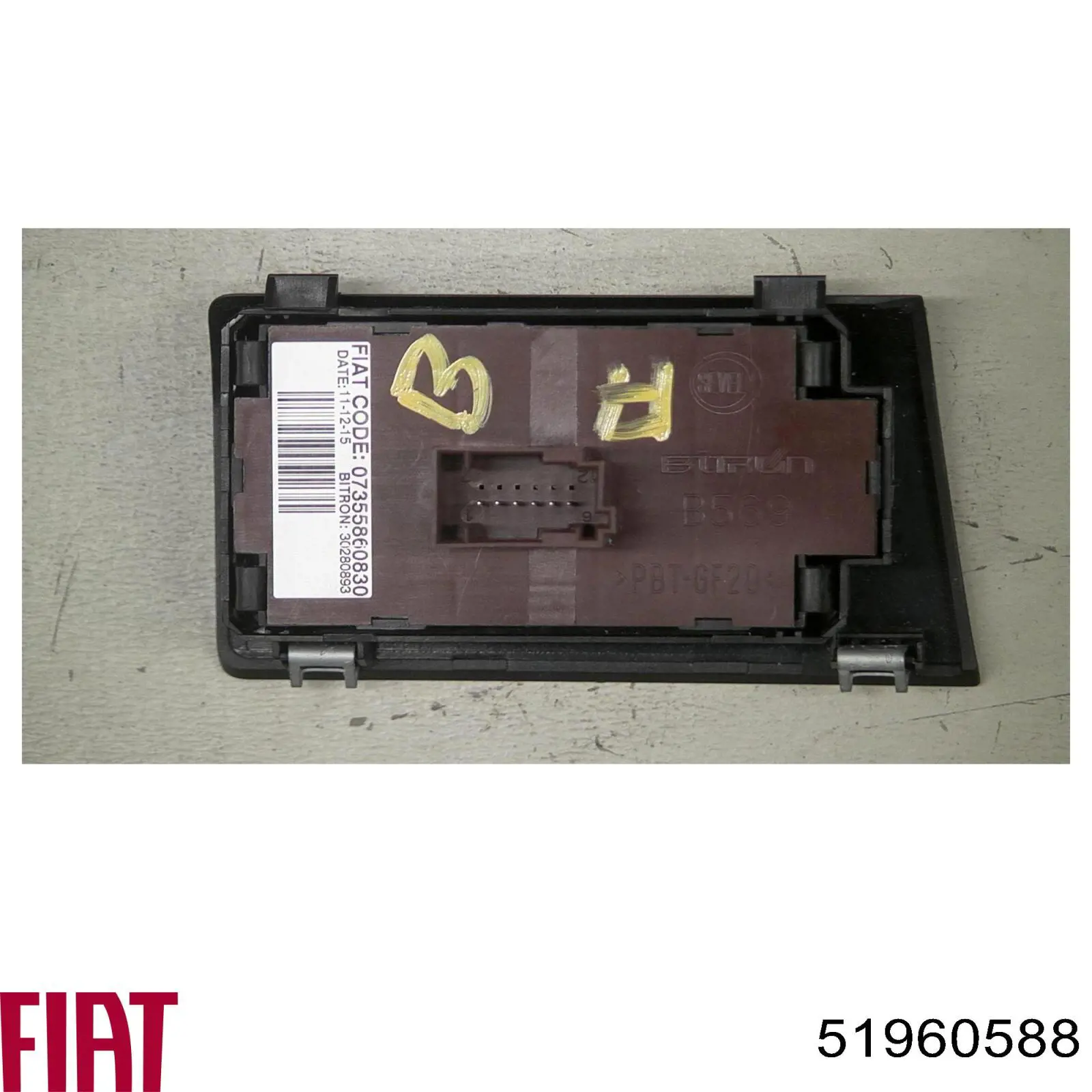Датчик АБС (ABS) задній 51960588 Fiat/Alfa/Lancia