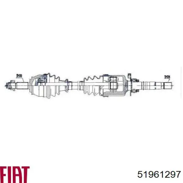 Привід передній лівий GSP 217078 ціна, від 81.87 USD