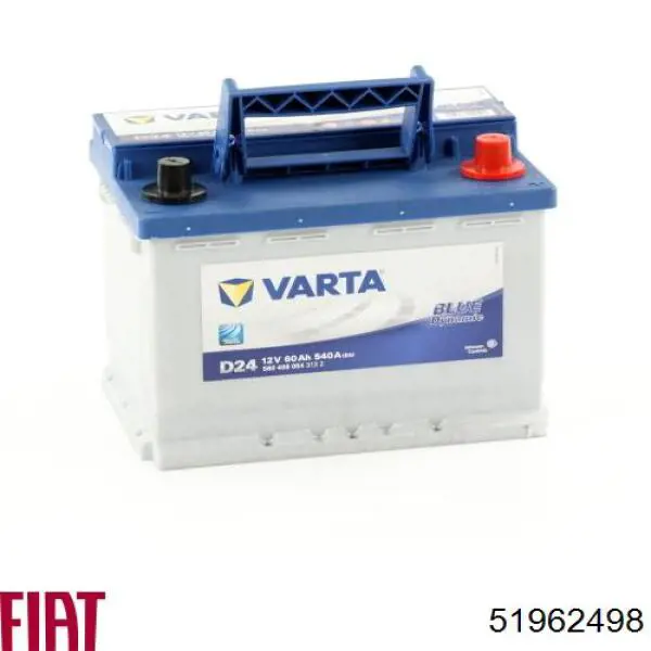 Купити Акумулятор Fiat/Alfa/Lancia 60 А/г (51962498)