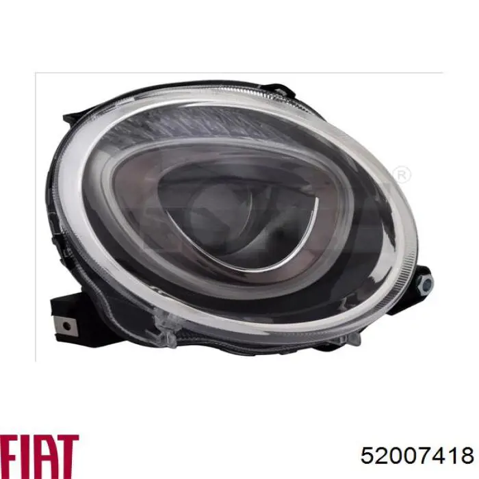 Фара правая Fiat/Alfa/Lancia 52007418 ціна, від 189.04 USD