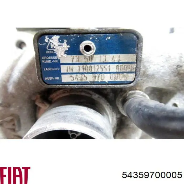 Купити 54359700005 Fiat/Alfa/Lancia Турбіна