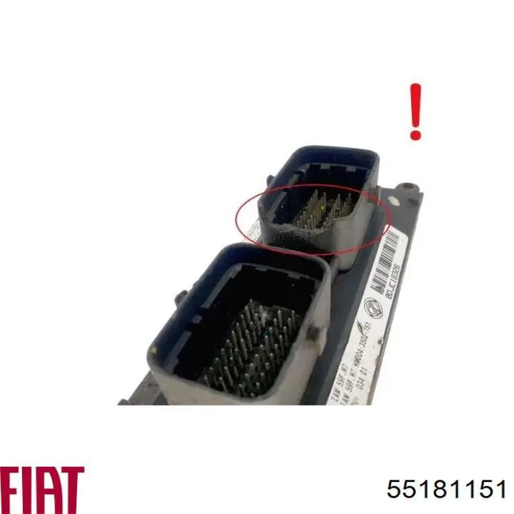 Електронний блок керування двигуном 55181151 Fiat/Alfa/Lancia