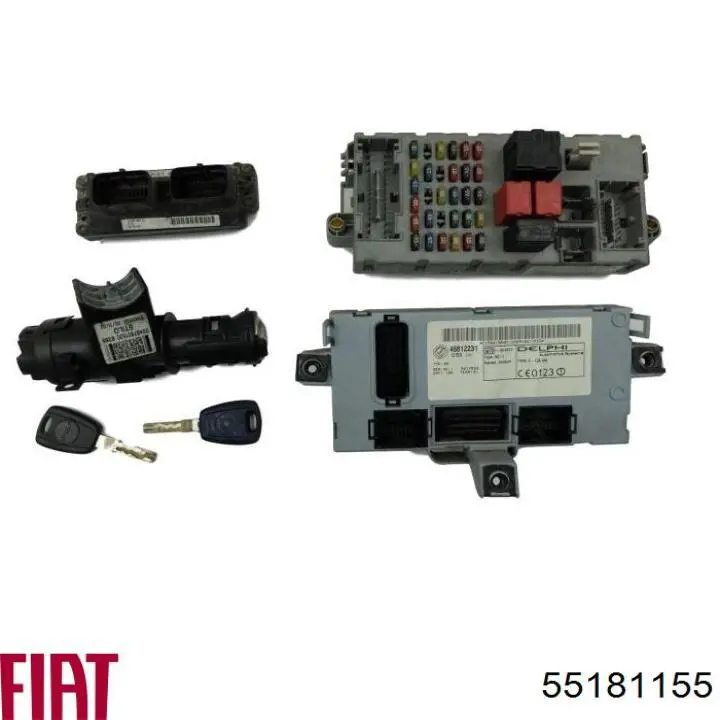 Модуль керування (ЕБК) упорскування палива 46801897 Fiat/Alfa/Lancia