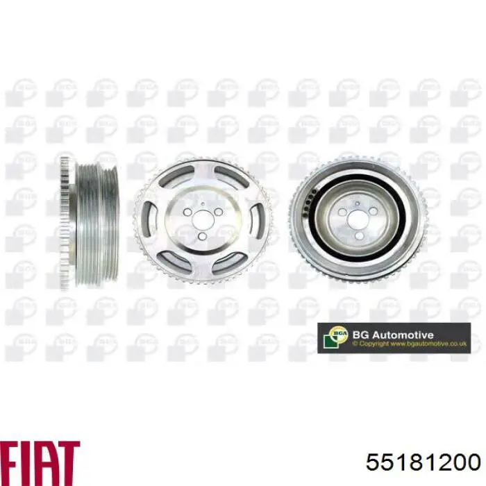 Купити 55181200 Fiat/Alfa/Lancia Шків колінчастого вала