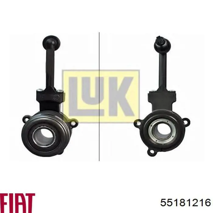 55181216 Fiat/Alfa/Lancia Робочий циліндр зчеплення в зборі з витискним підшипником