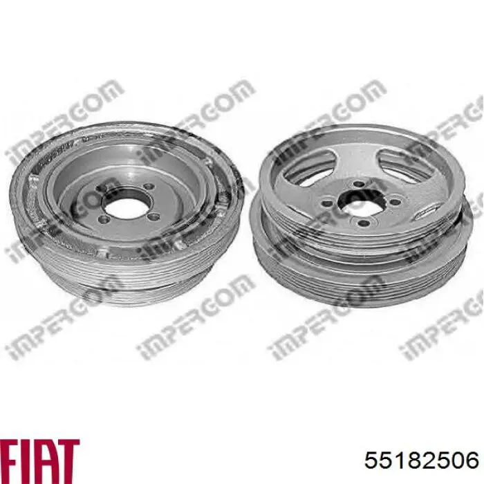 Купити 55182506 Fiat/Alfa/Lancia Шків колінчастого вала