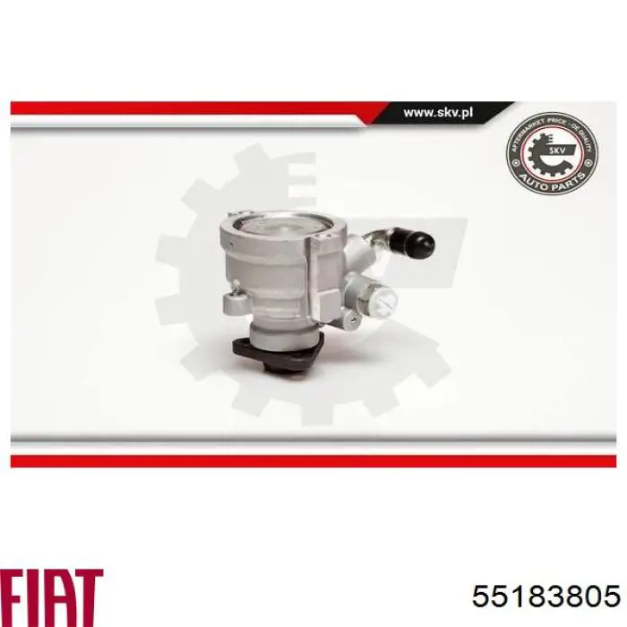 55183805 Fiat/Alfa/Lancia насос гідропідсилювача керма (гпк)
