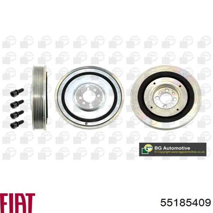 Купити 55185409 Fiat/Alfa/Lancia Шків колінчастого вала