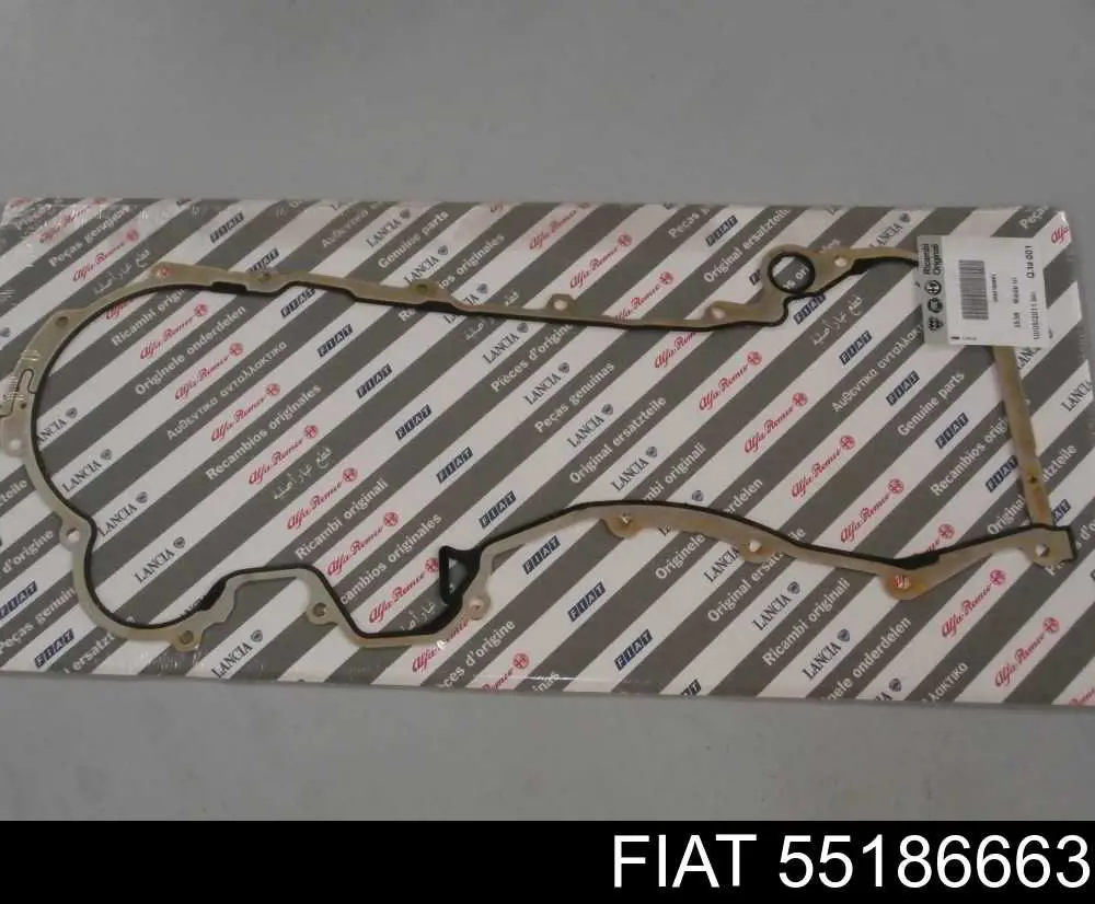 55186663 Fiat/Alfa/Lancia Прокладка передньої кришки двигуна