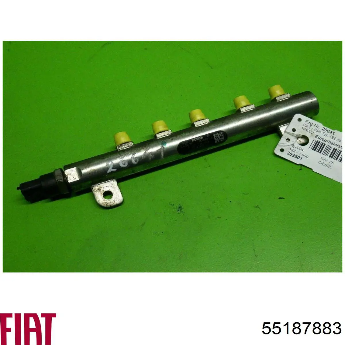 Рампа форсунок системи упорскування палива Fiat/Alfa/Lancia 55187883 ціна, від 7.03 USD