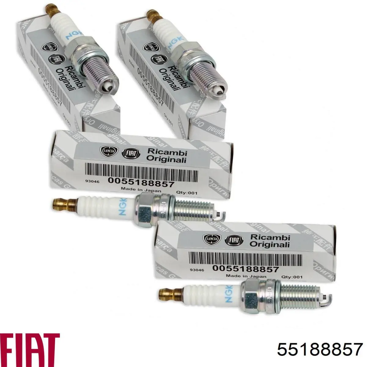 Свічки автомобільні Fiat/Alfa/Lancia 55188857 ціна, від 6.88 USD
