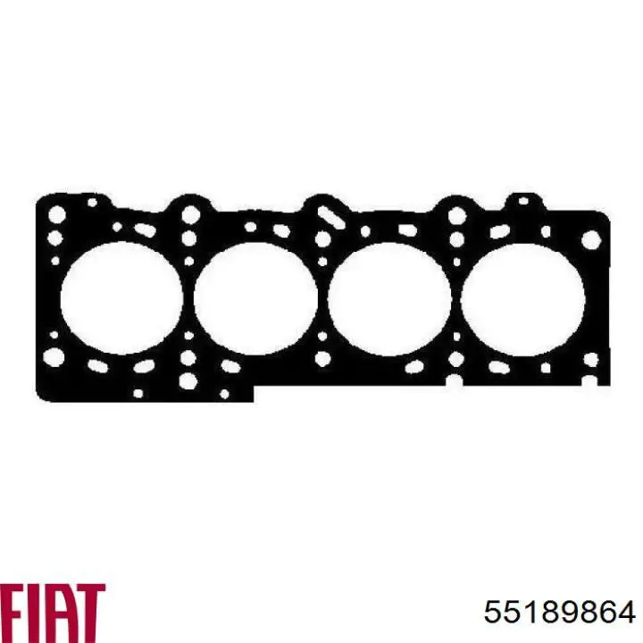 46546120 Fiat/Alfa/Lancia прокладка головки блока циліндрів (гбц)