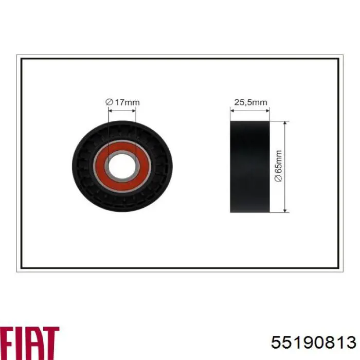 Купити 55190813 Fiat/Alfa/Lancia Натягувач приводного ременя