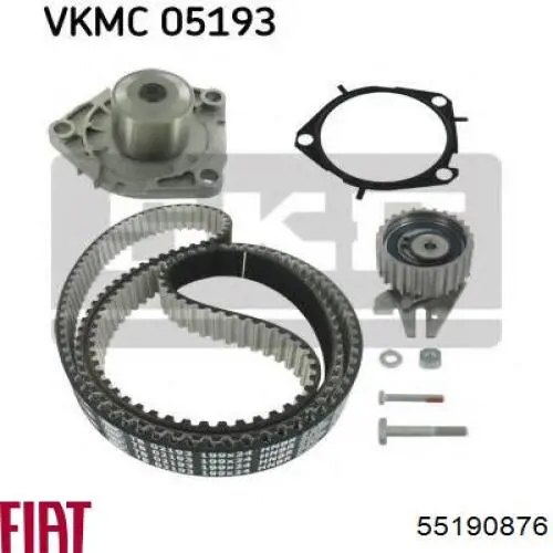 Комплект ГРМ Fiat/Alfa/Lancia 55190876 ціна, від 3.76 USD