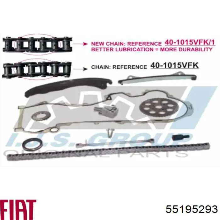 Зірочка приводу коленвала двигуна Fiat/Alfa/Lancia 55195293 ціна, від 8.87 USD