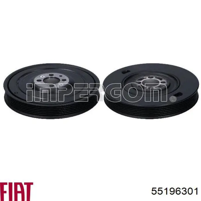 Купити 55196301 Fiat/Alfa/Lancia Шків колінчастого вала