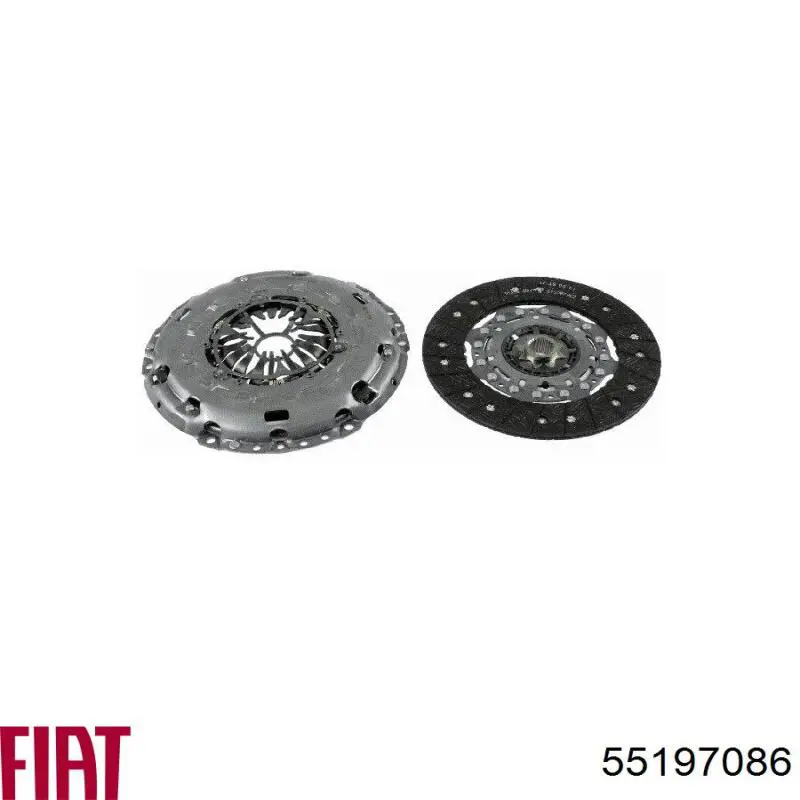 Купити 55224424 Fiat/Alfa/Lancia Комплект зчеплення (диск, корзина, підшипник)