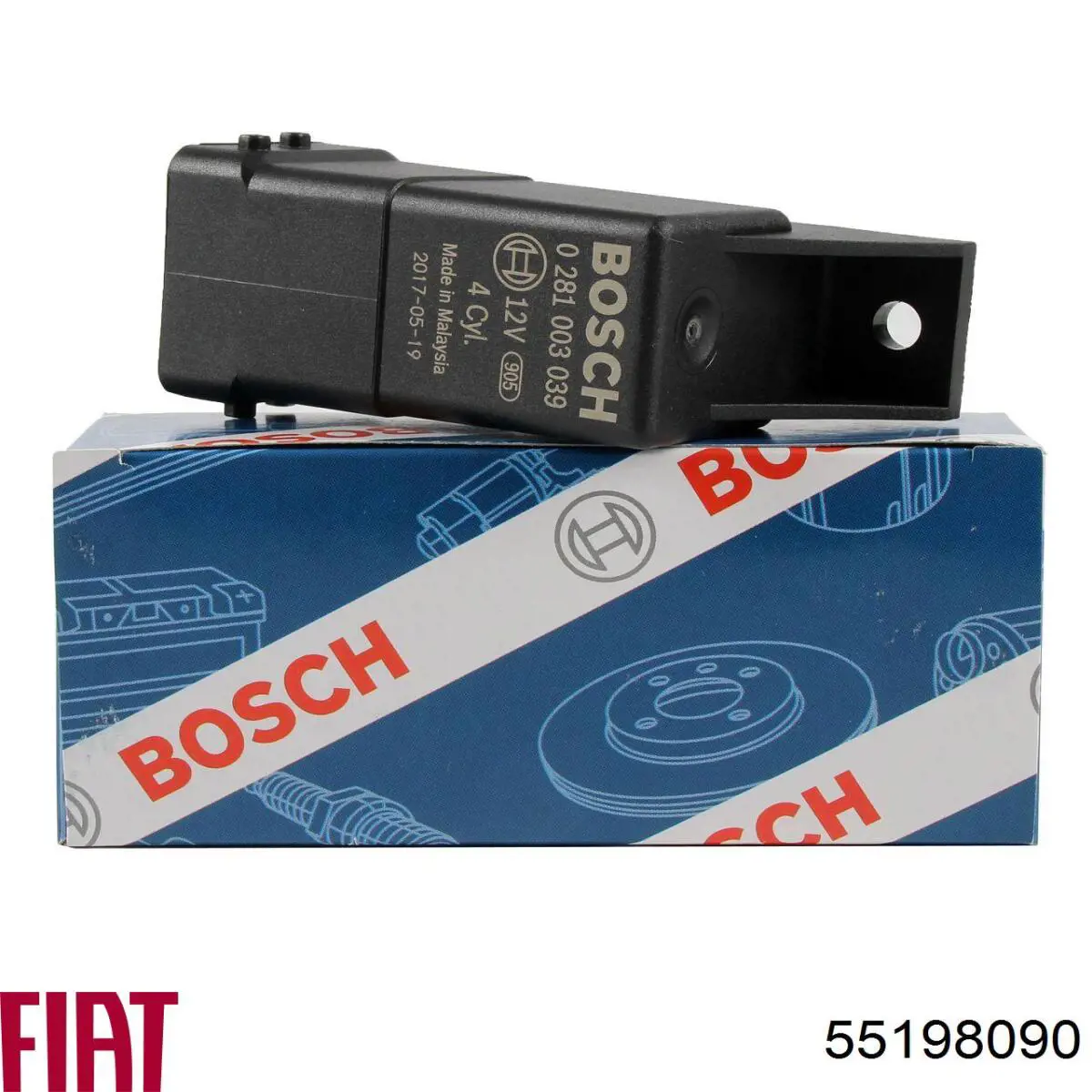 Реле свічок накалу 0281003039 Fiat/Alfa/Lancia