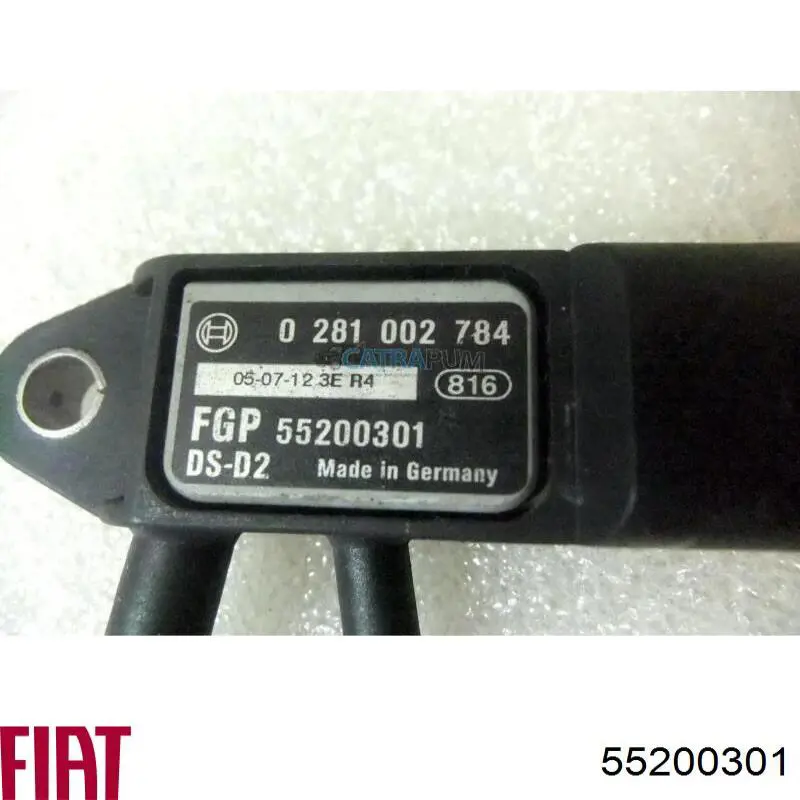 Датчик тиску вихлопних газів Fiat/Alfa/Lancia 55200301 ціна, від 14.07 USD