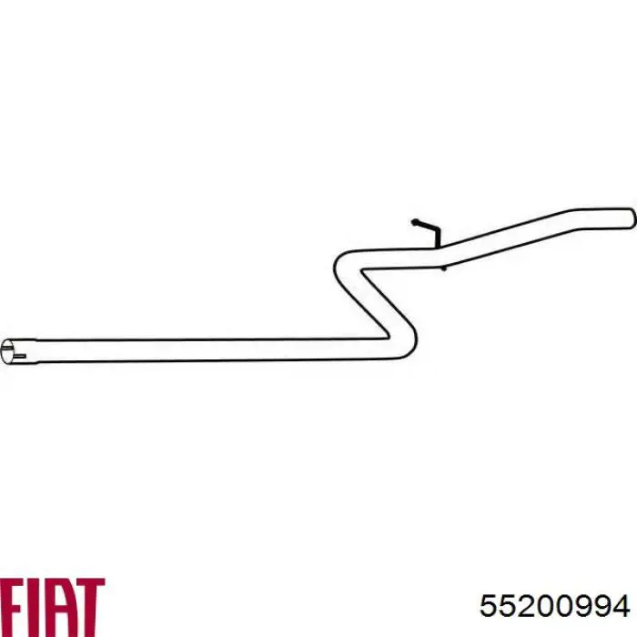 Глушник Fiat/Alfa/Lancia 55200994 ціна, від 28.02 USD