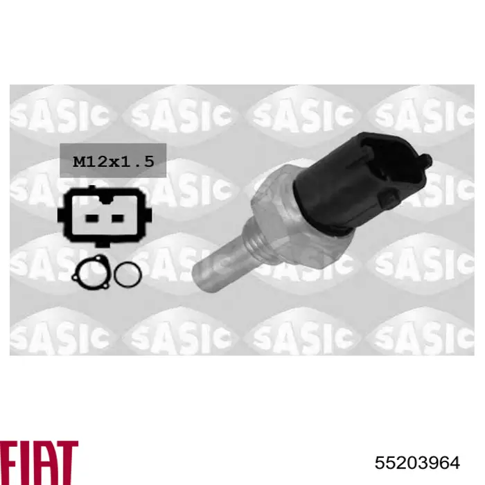 Купити 55203964 Fiat/Alfa/Lancia Датчик температури охолоджуючої рідини