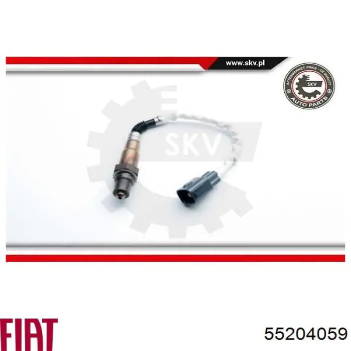 Лямбдазонд, датчик кисню до каталізатора 55204059 Fiat/Alfa/Lancia