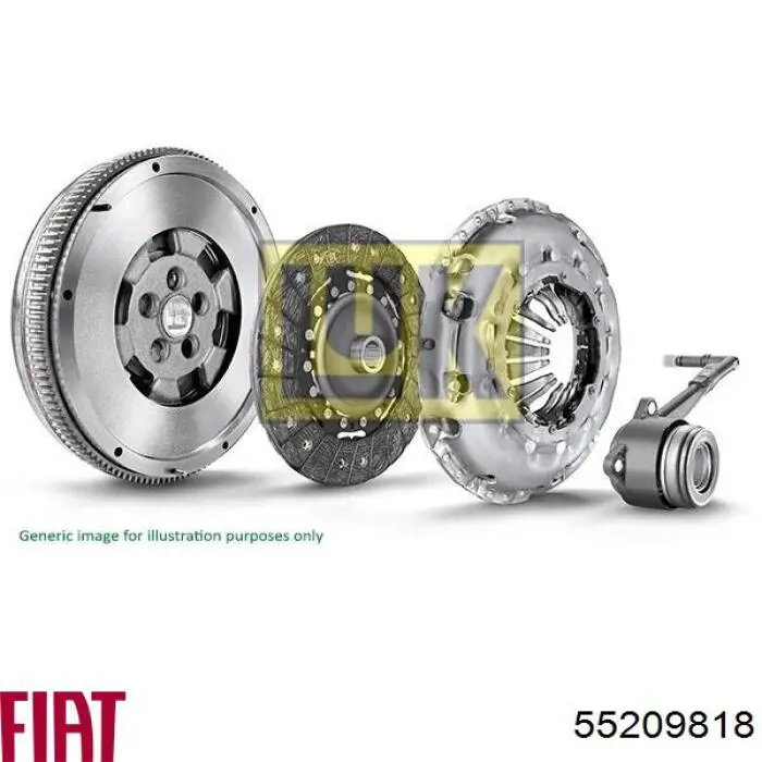 Купити 55209818 Fiat/Alfa/Lancia Комплект зчеплення (диск, корзина, підшипник)