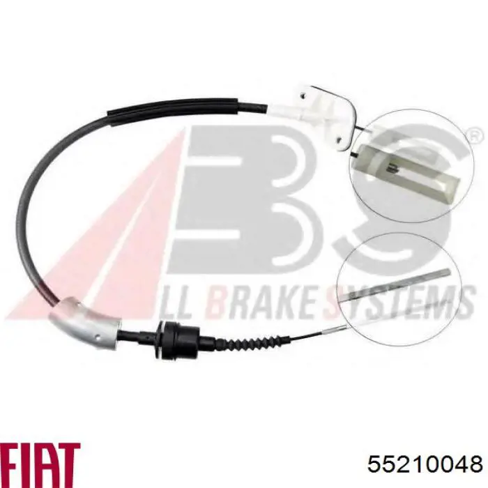 Трос зчеплення Fiat/Alfa/Lancia 55210048 ціна, від 30.20 USD