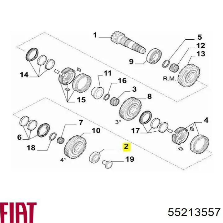  55213557 Fiat/Alfa/Lancia