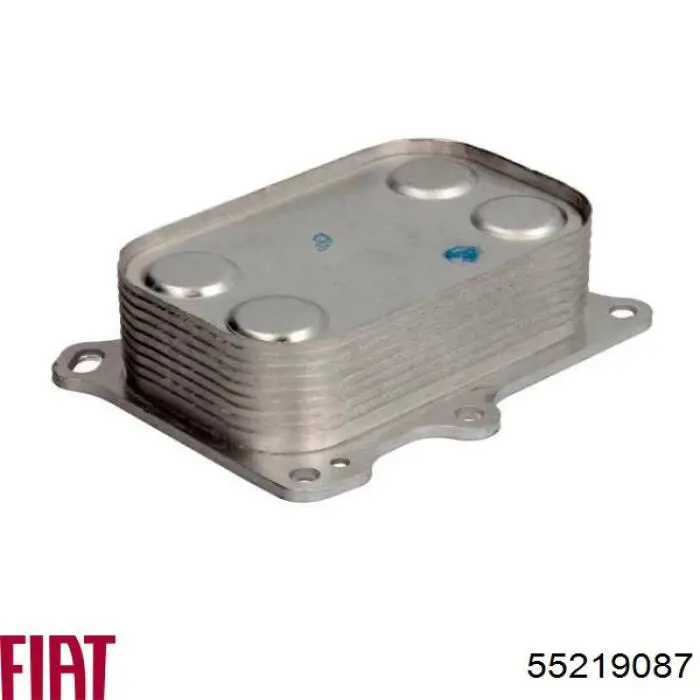 Купити 55219087 Fiat/Alfa/Lancia Радіатор масляний (холодильник), під фільтром