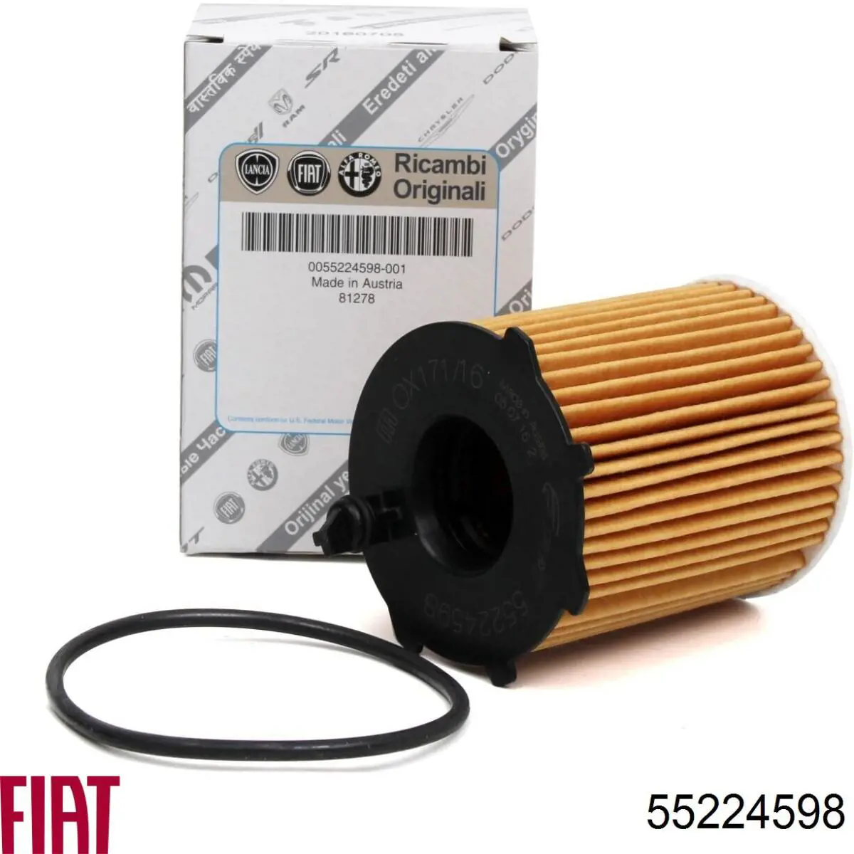 Купити 55224598 Fiat/Alfa/Lancia Фільтр очищення масла відцентровий