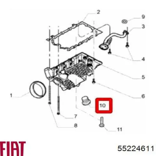  55224611 Fiat/Alfa/Lancia