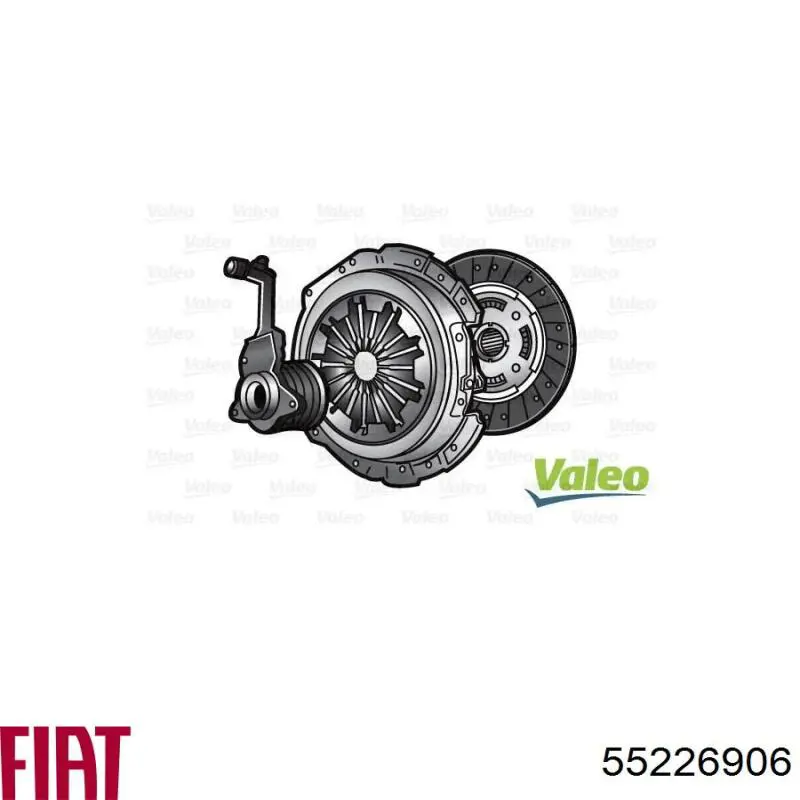 Зчеплення 55226906 Fiat/Alfa/Lancia
