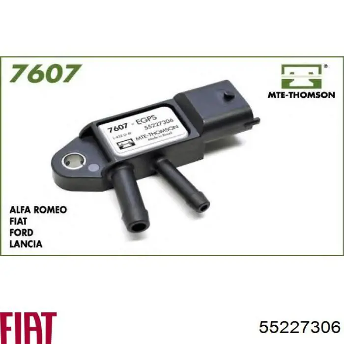 Купити 55227306 Fiat/Alfa/Lancia Датчик тиску вихлопних газів