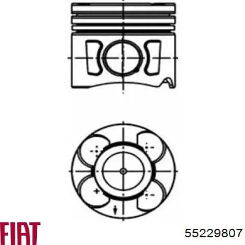 Поршень в зборі Opel 623736 ціна, від 84.80 USD