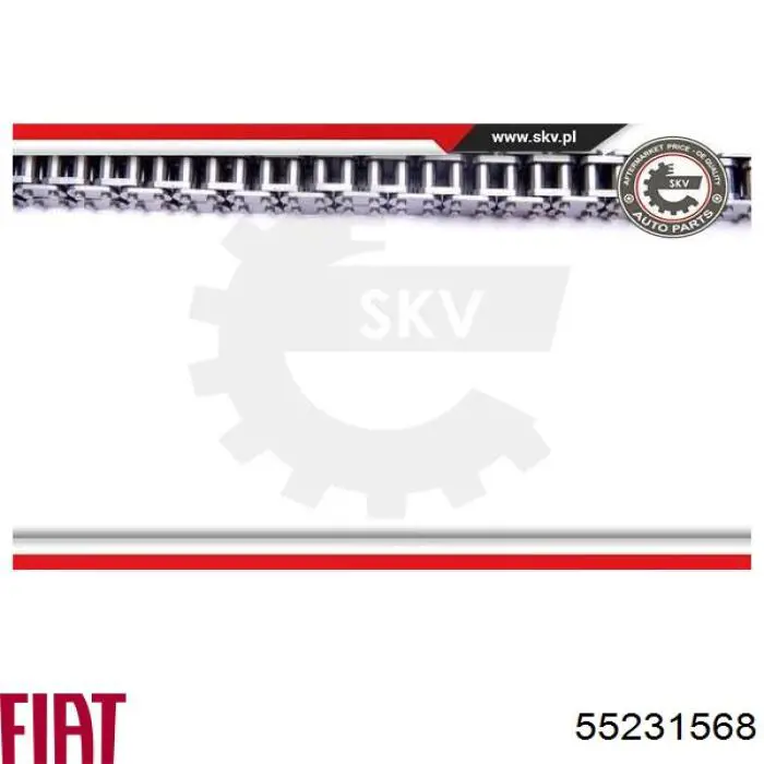 46549153 Fiat/Alfa/Lancia Башмак натягувача ланцюга ГРМ