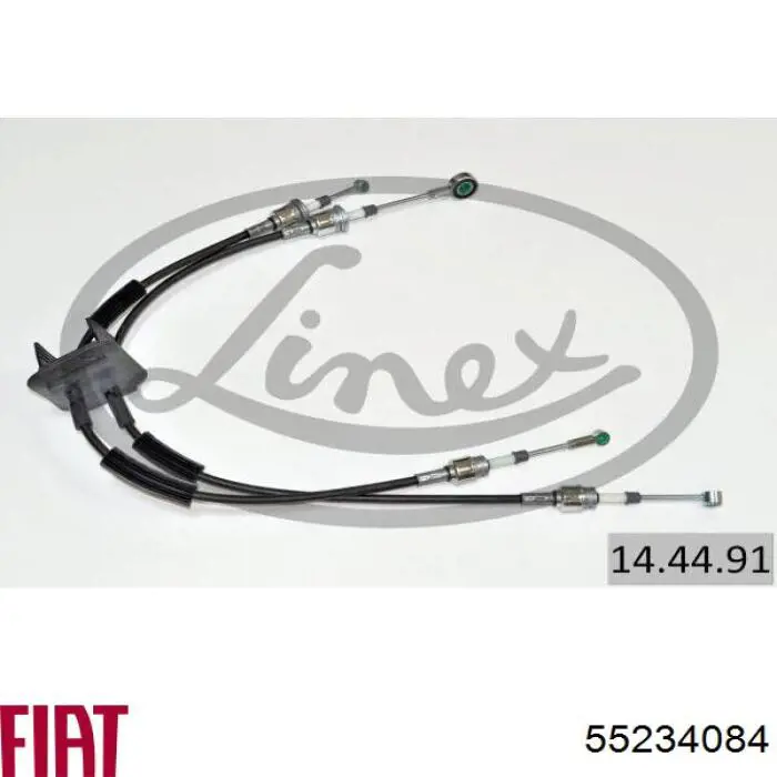 Трос перемикання передач, здвоєний Fiat/Alfa/Lancia 55234084 ціна, від 72.66 USD