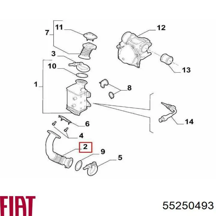  55250493 Fiat/Alfa/Lancia