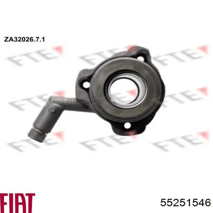 55251546 Fiat/Alfa/Lancia Робочий циліндр зчеплення в зборі з витискним підшипником