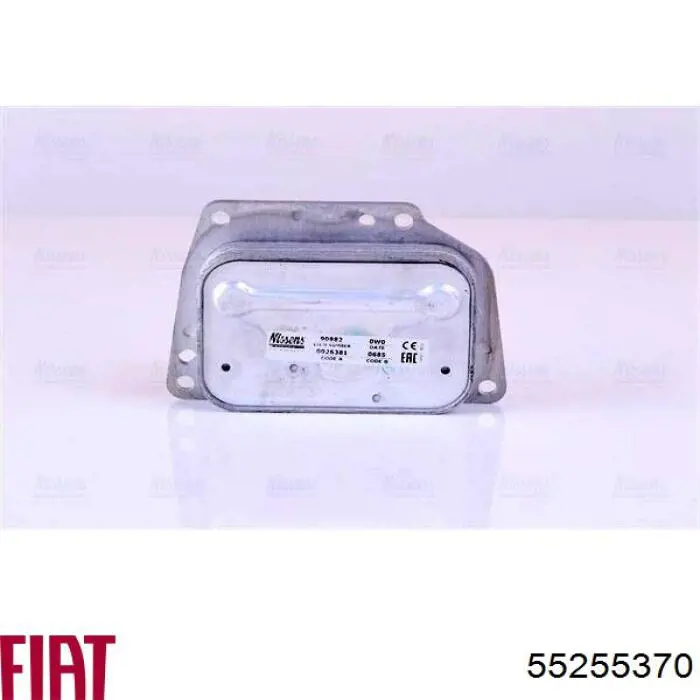 Купити 55255370 Fiat/Alfa/Lancia Радіатор масляний (холодильник), під фільтром
