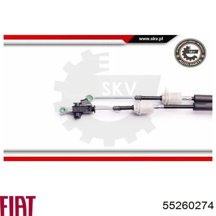 Трос перемикання передач 55260274 Fiat/Alfa/Lancia