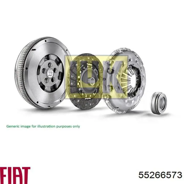 Купити 55266573 Fiat/Alfa/Lancia Маховик із зубчастим ободом в зборі