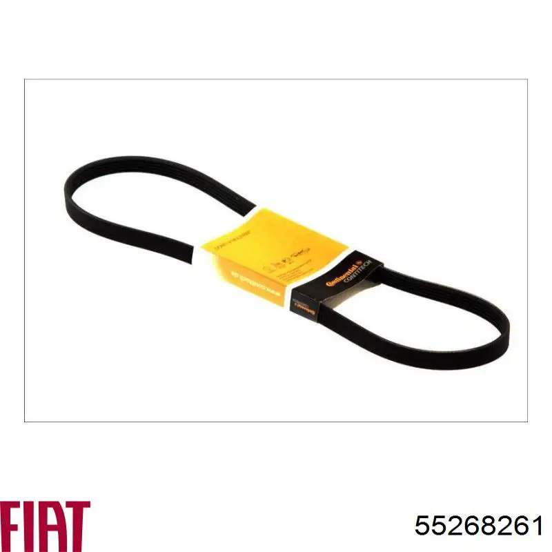 Ремінь генератора 55268261 Fiat/Alfa/Lancia