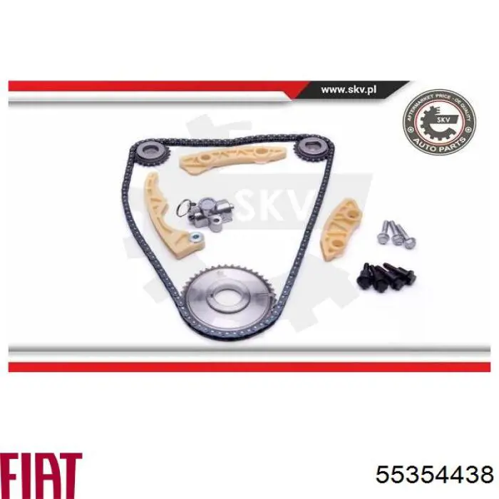 Купити 55354438 Fiat/Alfa/Lancia Шестерня балансувального валу, права